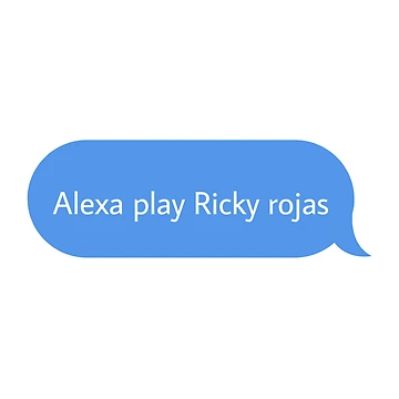 Artwork thumbnail, Alexa play Ricky Rojas by Textcallout