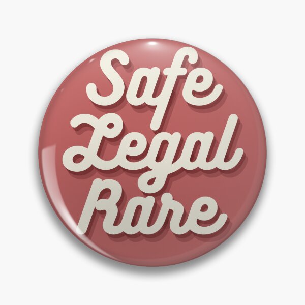 Item preview, Safe Legal and Rare Pro-Choice in Red designed and sold by Pink Ribbon.