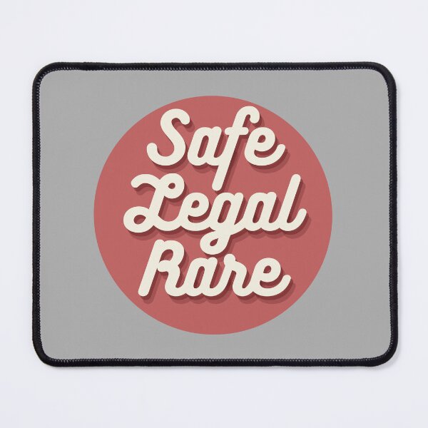 Item preview, Safe Legal and Rare Pro-Choice in Red designed and sold by Pink Ribbon.