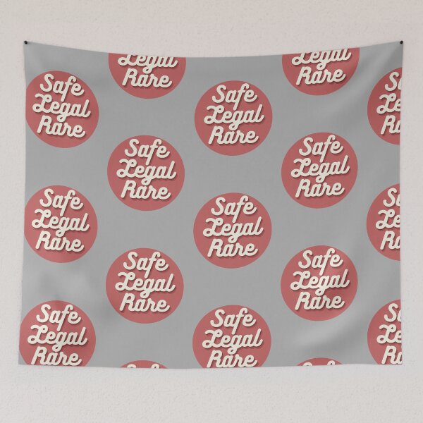 Item preview, Seguro Legal y Raro Pro-Choice en rojo designed and sold by Pink Ribbon.