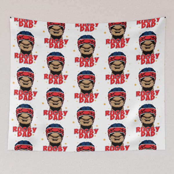 Aperçu de l'œuvre Papa rugby, cadeau rugby, union rugby, rugby, art rugby, rugger créée et vendue par ChoSon.