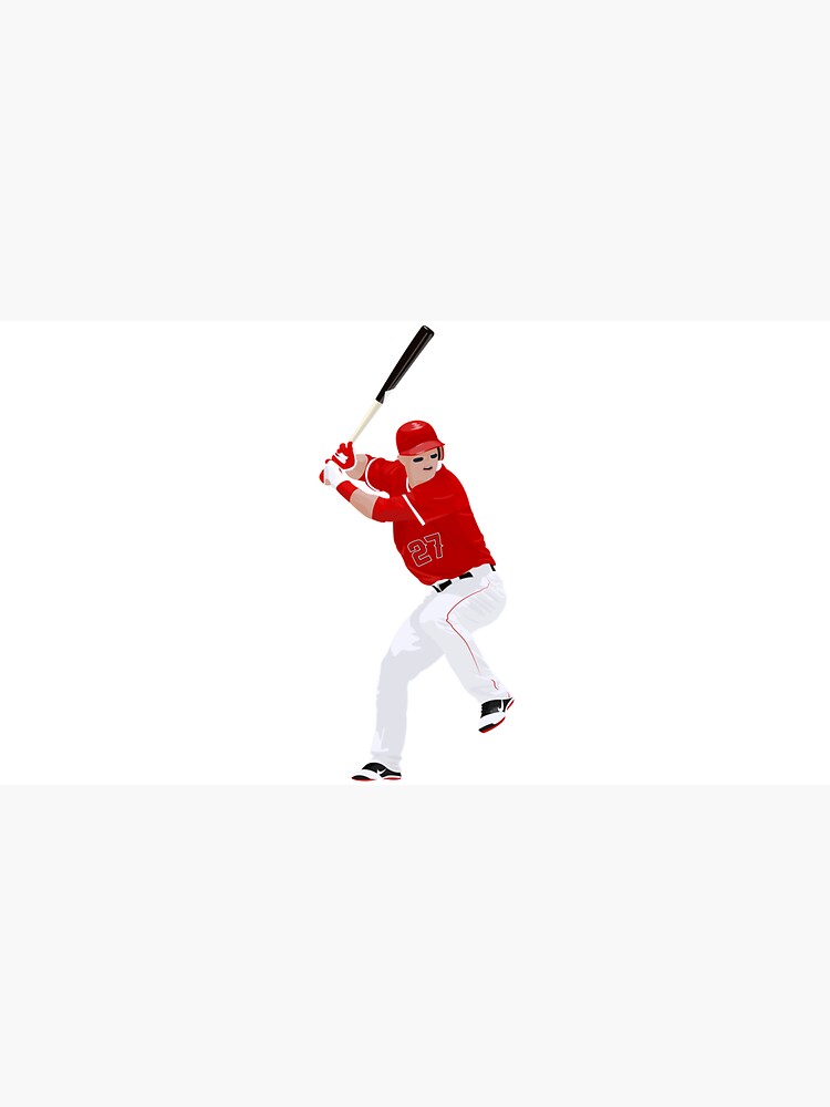 Mike Trout Baseball Batting Stance Classic T-Shirt Cap for Sale by  hilaryubitonia