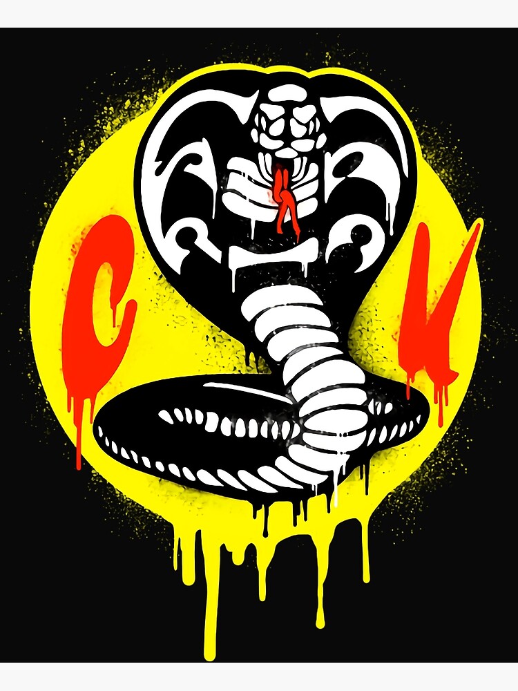 cobra-kai-stencil-best-design-for-friends-poster-for-sale-by