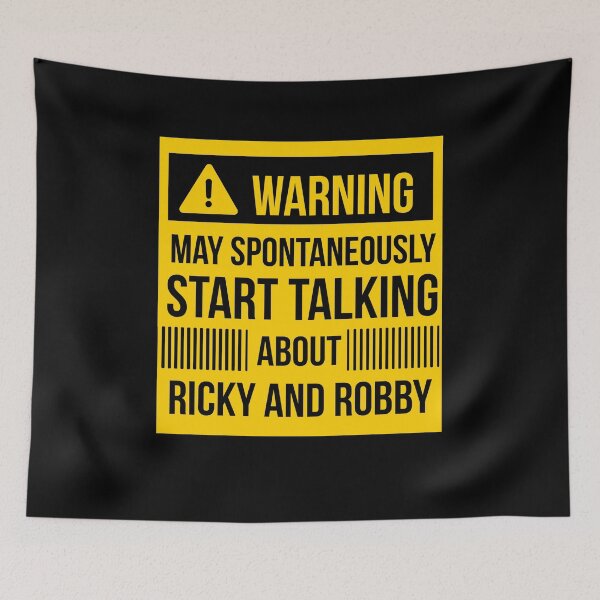 Item preview, warning may spontaneously talk about ricky and Robby  designed and sold by celebteyz.