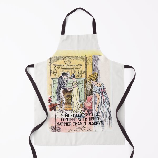 Item preview, Jane Austen Pride and Prejudice Regency Era Happiness Quote Mr Bingley and Jane designed and sold by EdenLiving.