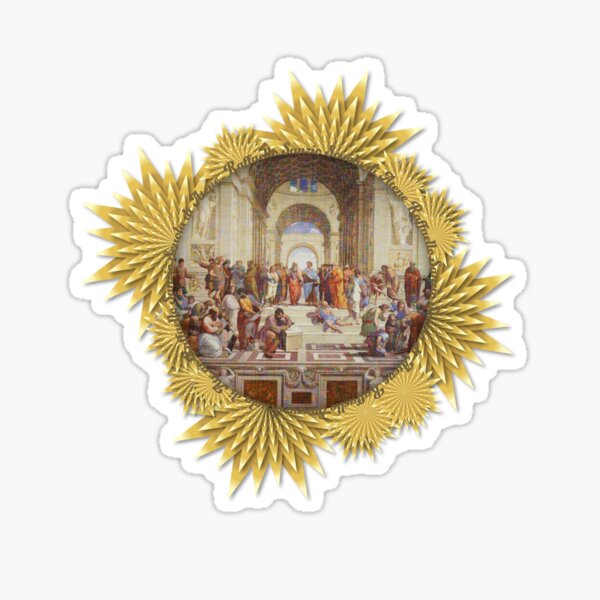 Item preview, Raffaello Sanzio's  Golden Framed Painting designed and sold by i7Creative.