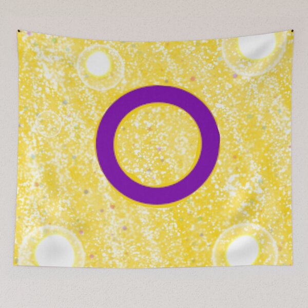 Item preview, Intersex Flag designed and sold by MaskedMewtwo.