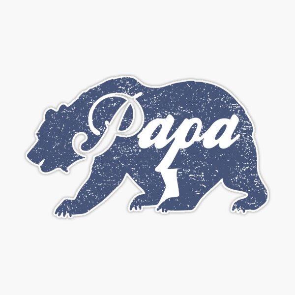 Papa Bear Father S Day Gift For Dad 39 Casual, Hot Trend, Amazing Idea |  Sticker