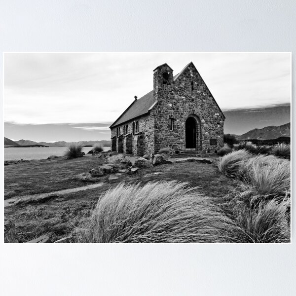 Item preview, Church of the Good Shepherd (bw) designed and sold by Werner Padarin.