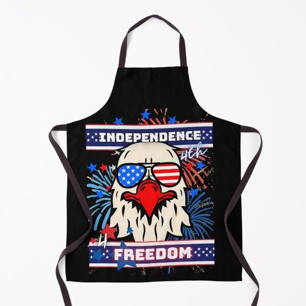 Item preview, Black July 4Th American Eagle with Cool Shades-Independence Day-Freedom Fireworks Stars and Stripes USA designed and sold by ChristabellaWwMS.