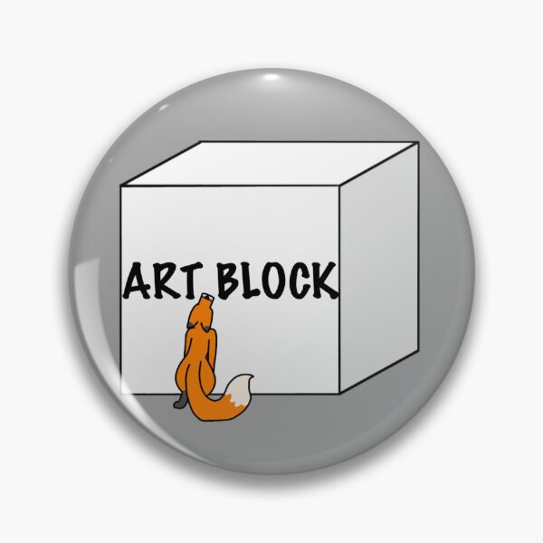 Item preview, Art block fox designed and sold by DolmanceWorks.