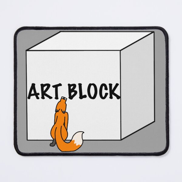Item preview, Art block fox designed and sold by DolmanceWorks.