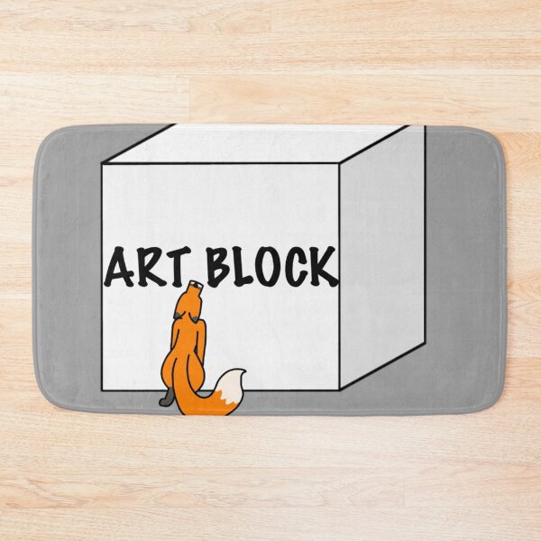 Item preview, Art block fox designed and sold by DolmanceWorks.
