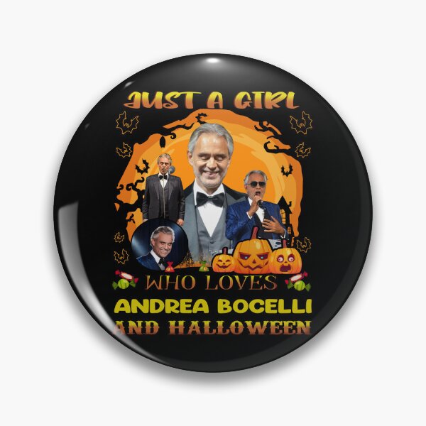 Item preview, Just A Girl Who Loves Andrea Bocelli And Halloween designed and sold by BryannaLaRussa.