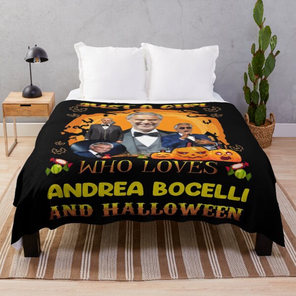 Item preview, Just A Girl Who Loves Andrea Bocelli And Halloween designed and sold by BryannaLaRussa.