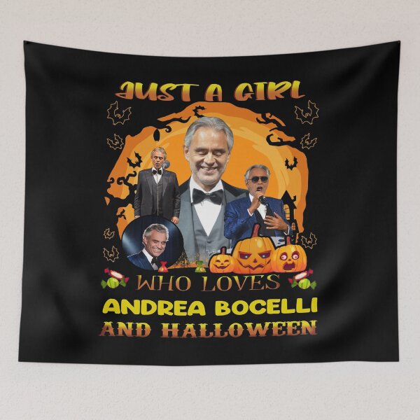 Item preview, Just A Girl Who Loves Andrea Bocelli And Halloween designed and sold by BryannaLaRussa.