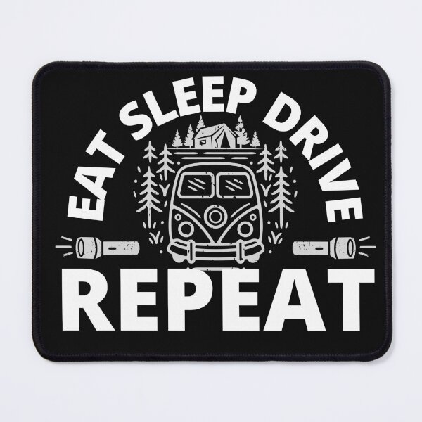 Item preview, Eat Sleep Drive Repeat Road Trip Family Vacation Traveler designed and sold by ThaphadaArtGall.