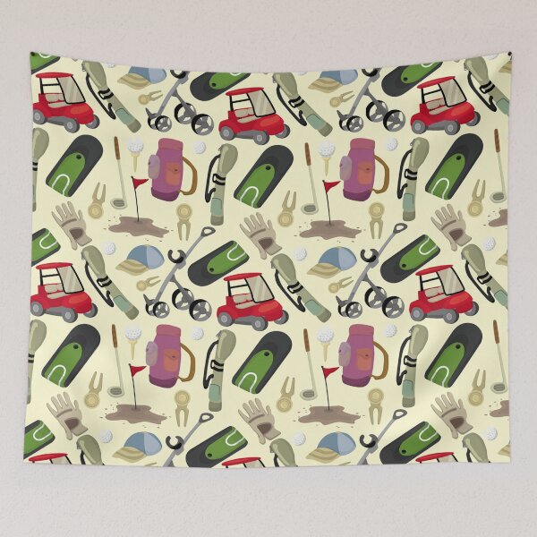 Item preview, cartoon golf game pattern designed and sold by AubreeFashion.