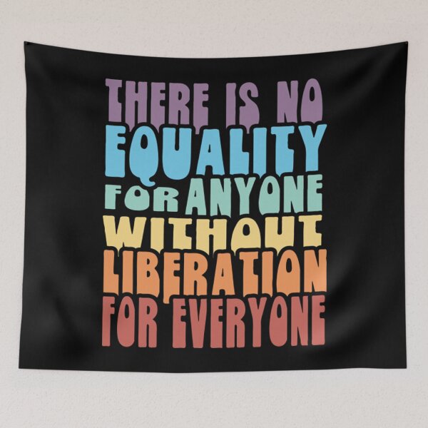 Item preview, Lgbt T-ShirtEquality Liberation for Everyone - Rainbow designed and sold by MalisaBelani.