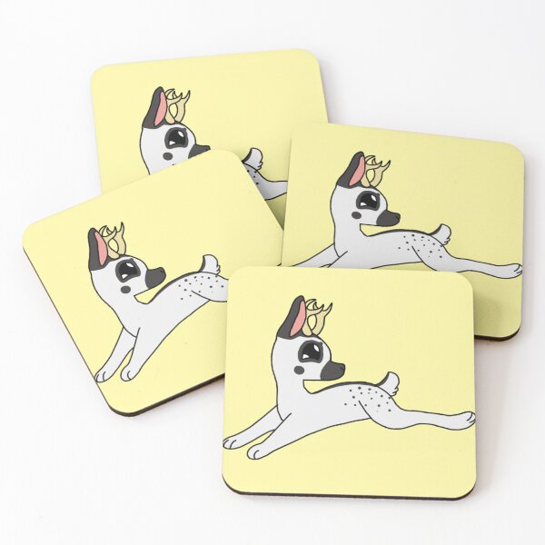 Item preview, Leaping Jackalope black and white simple designed and sold by DolmanceWorks.