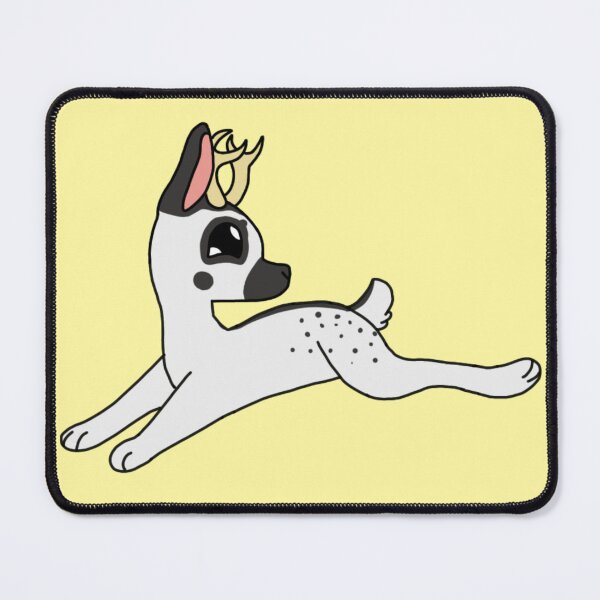 Item preview, Leaping Jackalope black and white simple designed and sold by DolmanceWorks.