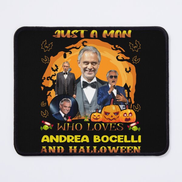 Item preview, Just A Man Who Loves Andrea Bocelli And Halloween designed and sold by BryannaLaRussa.