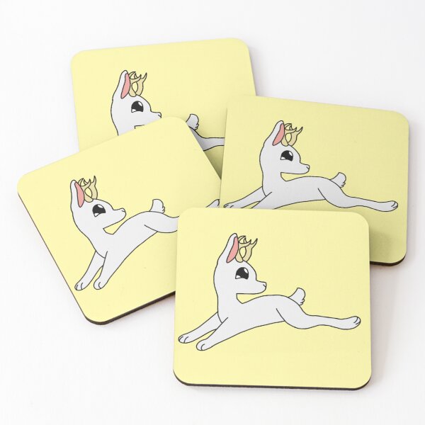 Item preview, Leaping Jackalope white simple designed and sold by DolmanceWorks.