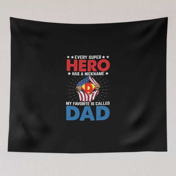 Item preview, Daddy Hero Sticker designed and sold by kimmesajgreh.