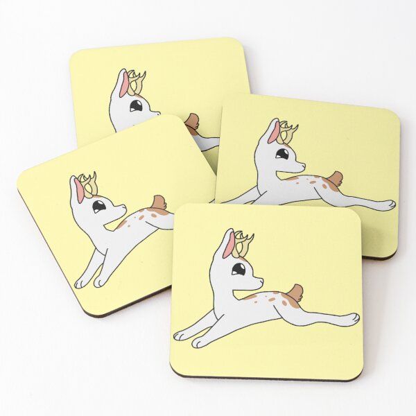 Item preview, Leaping Jackalope brown & white simple designed and sold by DolmanceWorks.