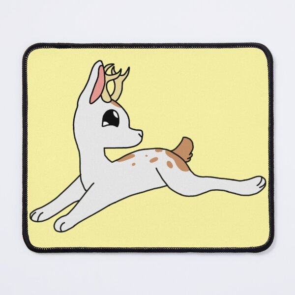 Item preview, Leaping Jackalope brown & white simple designed and sold by DolmanceWorks.