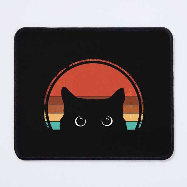 Item preview, Black Cat Peeking Sunset Vintage Essential designed and sold by MalisaBelani.