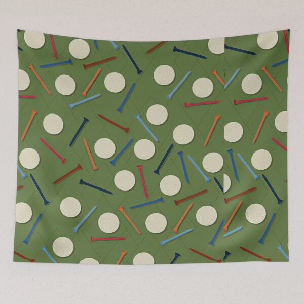 Item preview, Golf Balls and Tees ( Blanket) designed and sold by AubreeFashion.