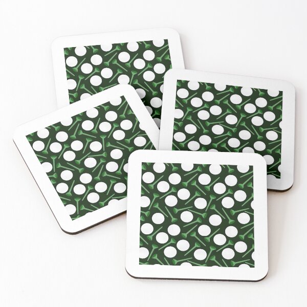 Item preview, golf balls and tees in green designed and sold by AubreeFashion.
