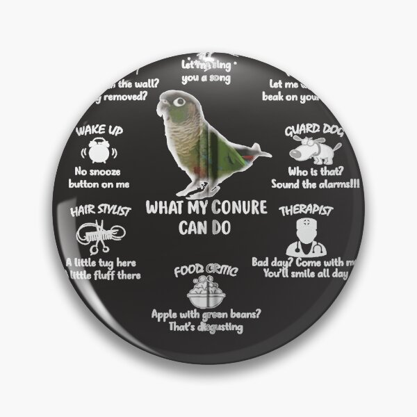 Item preview, Funny My Talented Green Cheek Conure Parrot designed and sold by spinkachhumy.