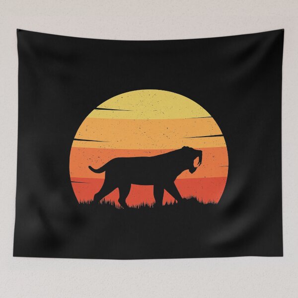 Item preview, Smilodon Prehistoric Saber - Tooth Tiger Mountain Sabertooth designed and sold by Xtjjae.