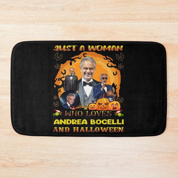 Item preview, Just A Woman Who Loves Andrea Bocelli And Halloween designed and sold by BryannaLaRussa.