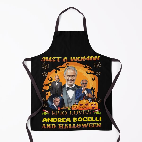 Item preview, Just A Woman Who Loves Andrea Bocelli And Halloween designed and sold by BryannaLaRussa.