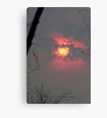 Bushfire Canvas Print