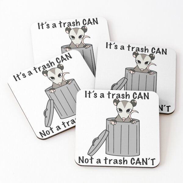 Item preview, It's a trash can not a trash can't opossum designed and sold by DolmanceWorks.