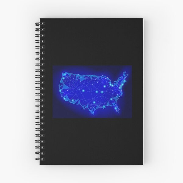 Item preview, Карта США в стиле лоу поли. designed and sold by LuckyStep.