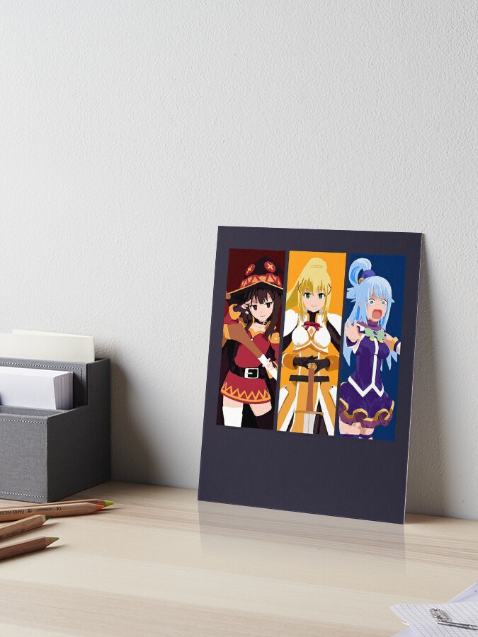 Konosuba Logo Title Art Board Print for Sale by Kamerdra