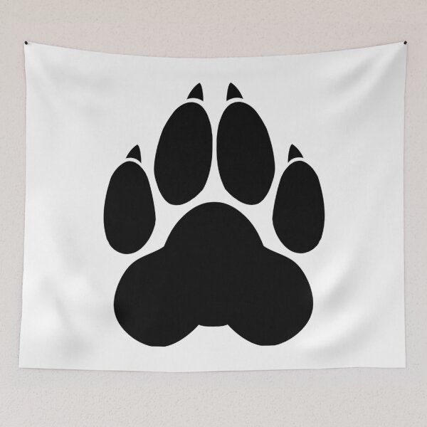 Item preview, Wolf PawPrint Classic designed and sold by MalisaBelani.