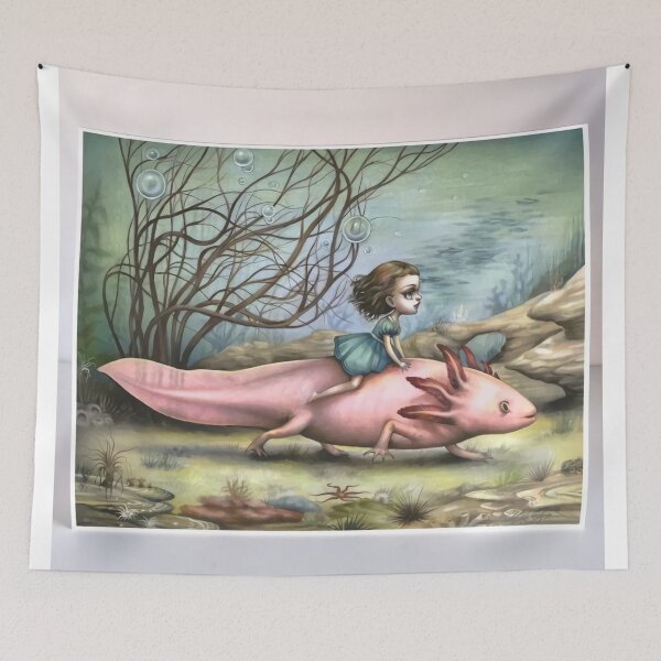 Item preview, is rising on the #Axolotl designed and sold by helenwgreen.
