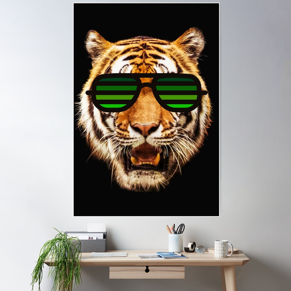 Fun tiger in sunglasses Stock Photo by ©julos 60354261