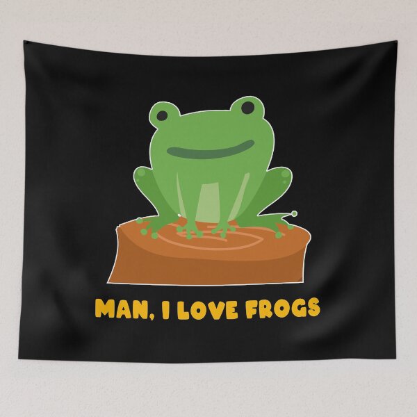 Item preview, man, i love frogs for frog lovers Sticker designed and sold by UsUkranie.