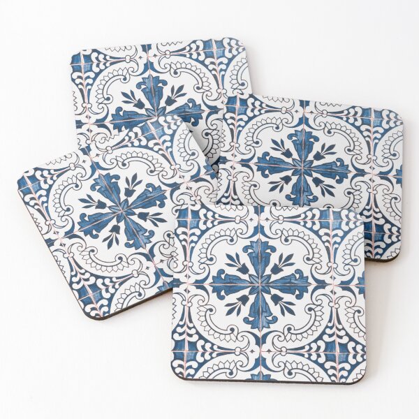 Item preview, Blue Portuguese Tile designed and sold by antevasinart.