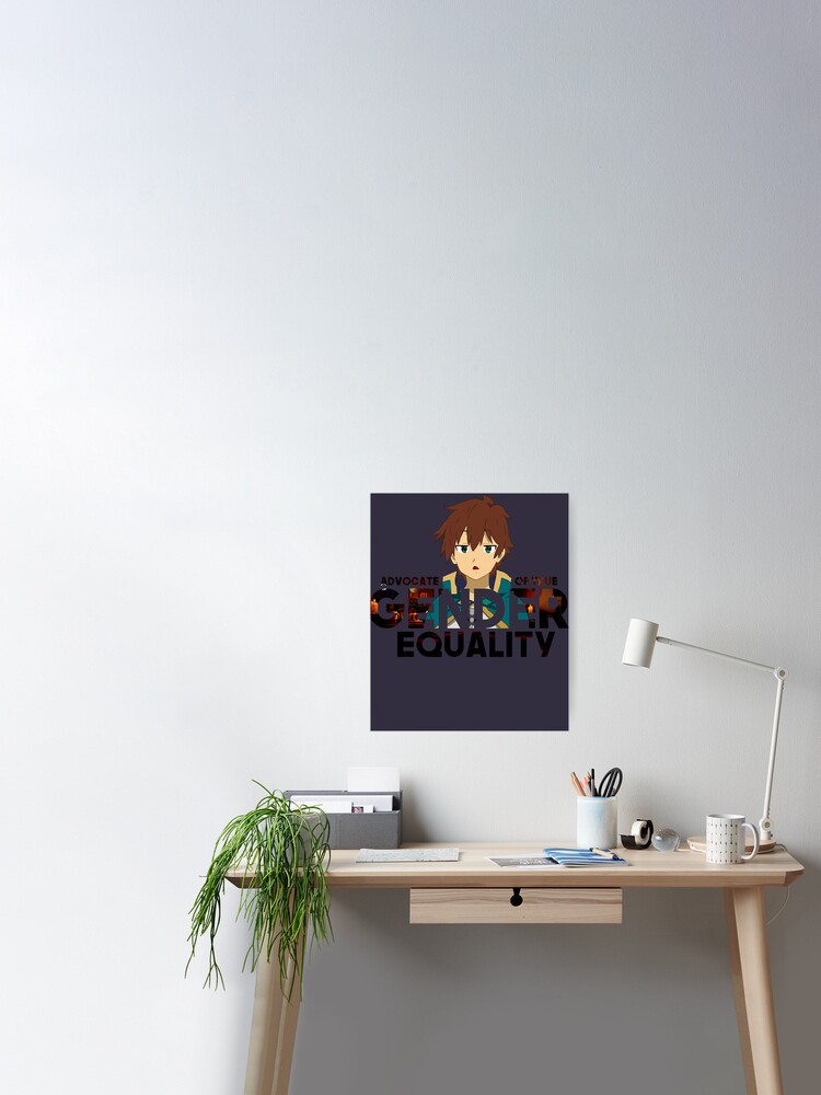 Konosuba Kazuma of Gender Equality Poster