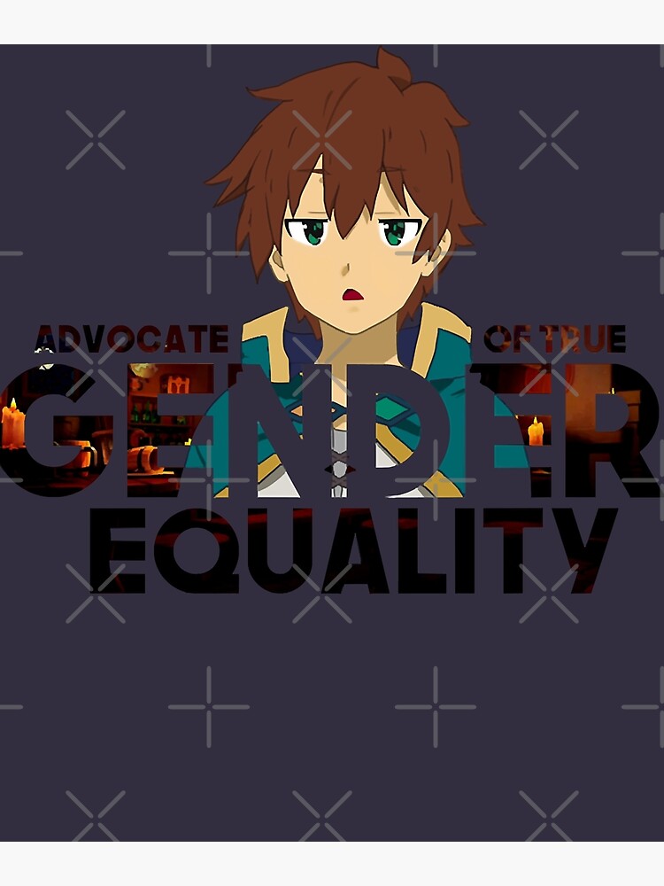 Kazuma - Gender Equality Poster for Sale by Saru Mise