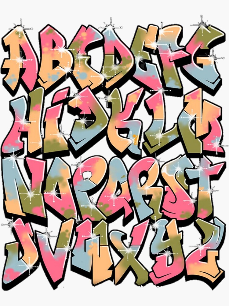 Borne rétro HD stickers Graffiti