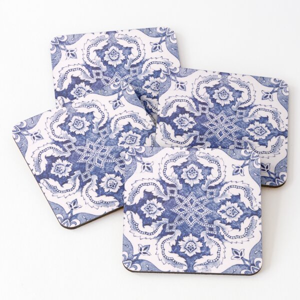Item preview, Blue Portuguese Tile designed and sold by antevasinart.